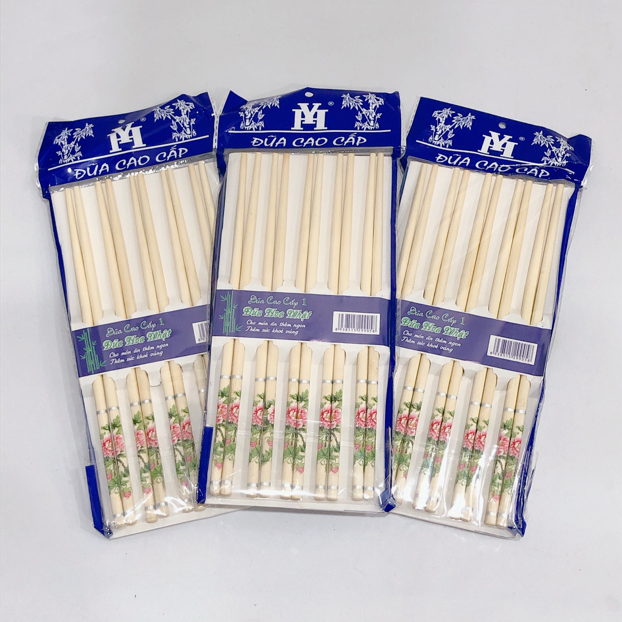Set 10 đôi đũa gỗ, đũa tre, đũa mica cao cấp các loại, không màu nhuộm, không hóa chất, không trơn trượt
