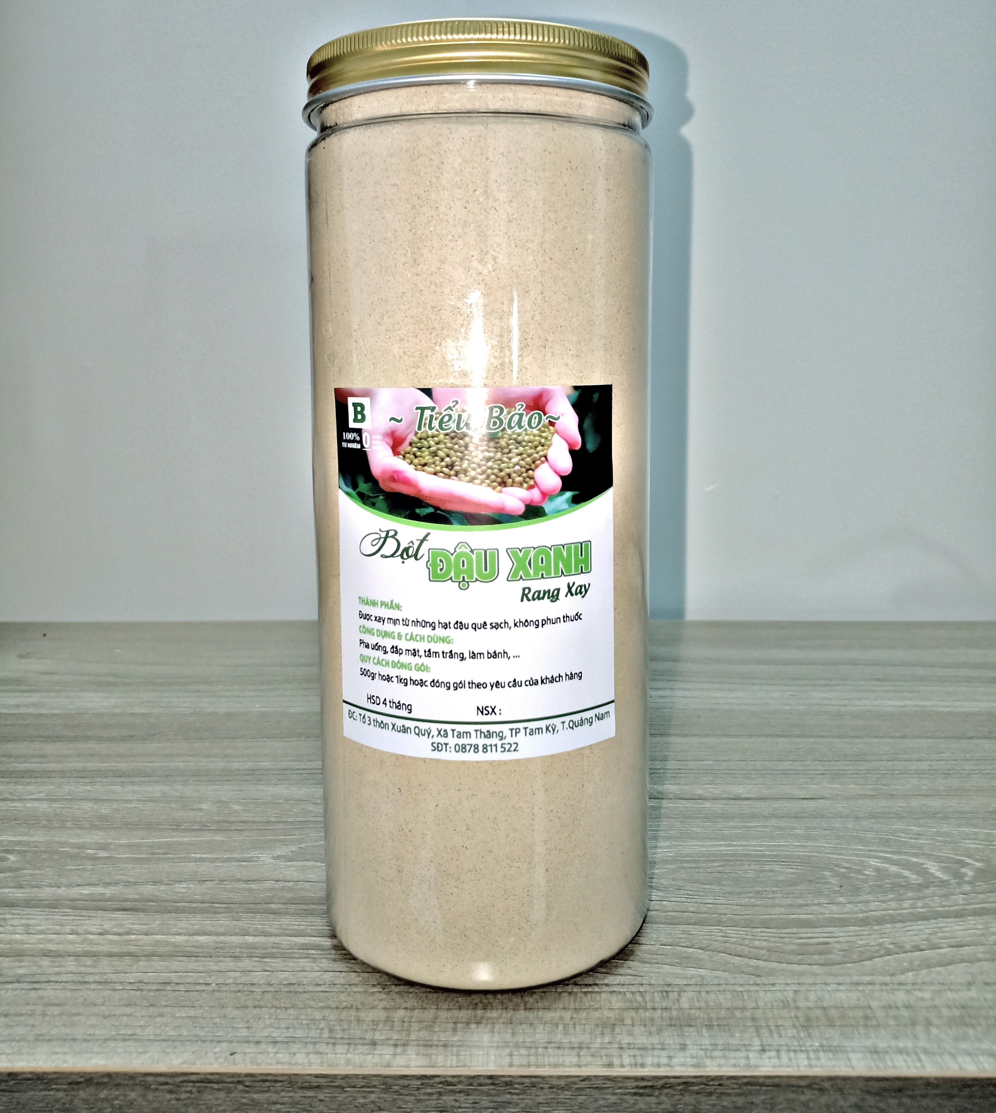 [Giá Xưởng] 1KG Bột đậu xanh rang xay