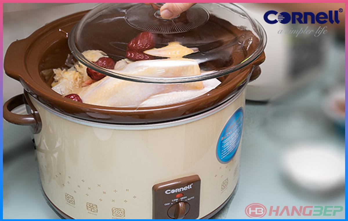 Nồi tiềm thức ăn Cornell CSC D15C  3 lít & 1,5 lít
