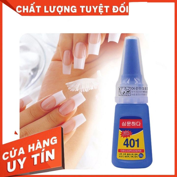 keo gắn đá -gắn móng giả 401 siêu chắc