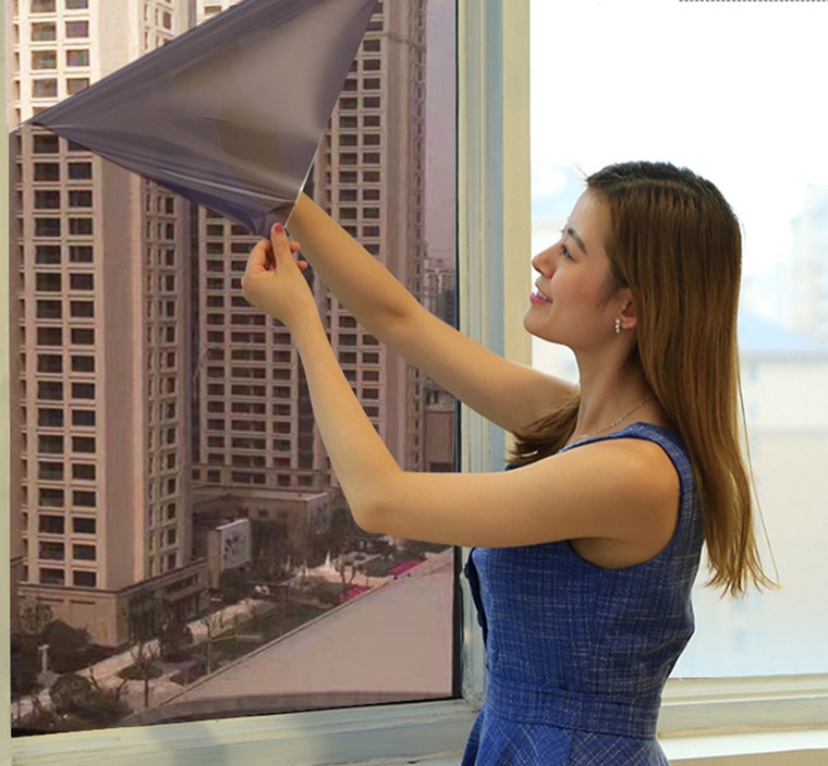 1M decal dán cửa kính mờ khổ 45cm nhiều màu