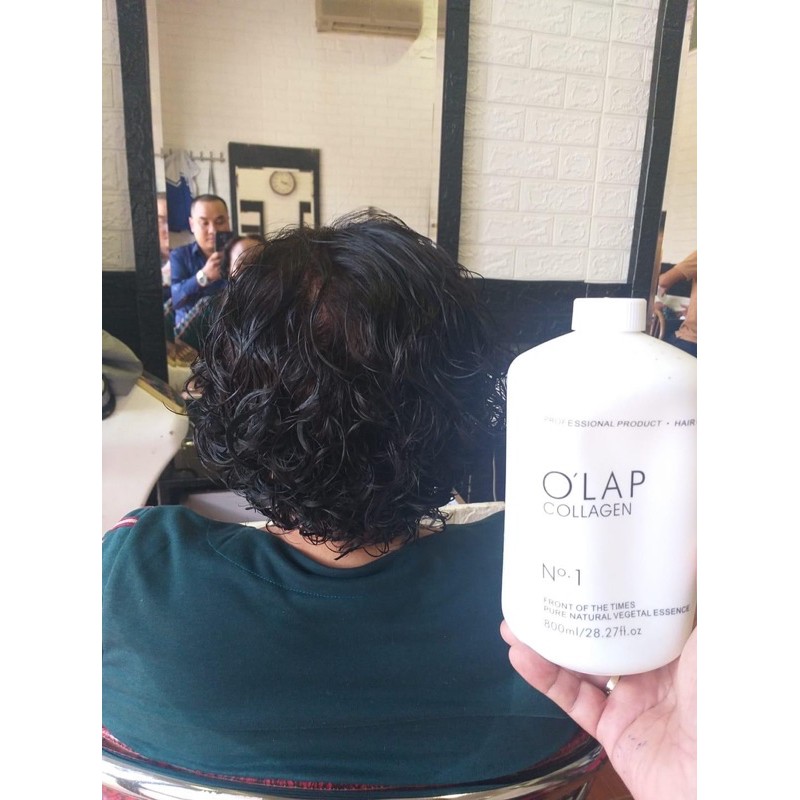 Thuốc uốn tóc lạnh đa  năng Olap Colagen 800ml x 2