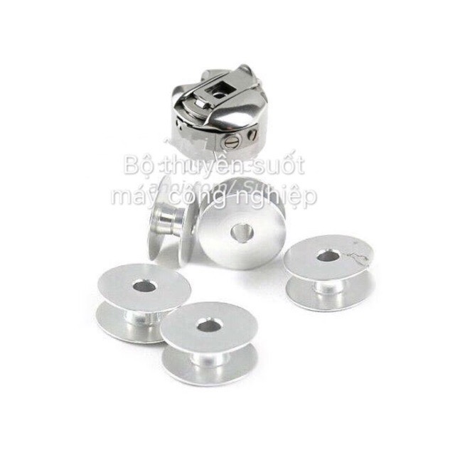 Combo 1 thuyền 5 suốt sử dụng cho máy may công nghiệp