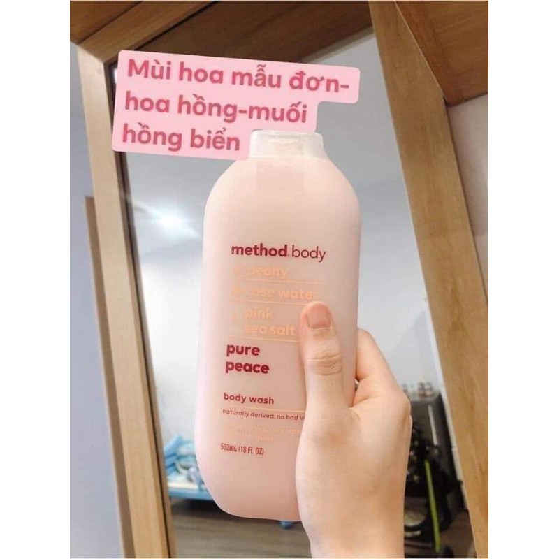 Sữa tắm organic Method Body 532ml