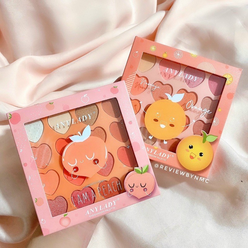 Bảng phấn mắt 16 ô trái tim Anylady I AM A PEACH