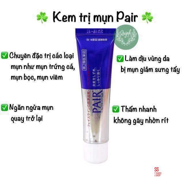 Kem giảm mụn Pair Nhật Bản - kem mụn pair 24g
