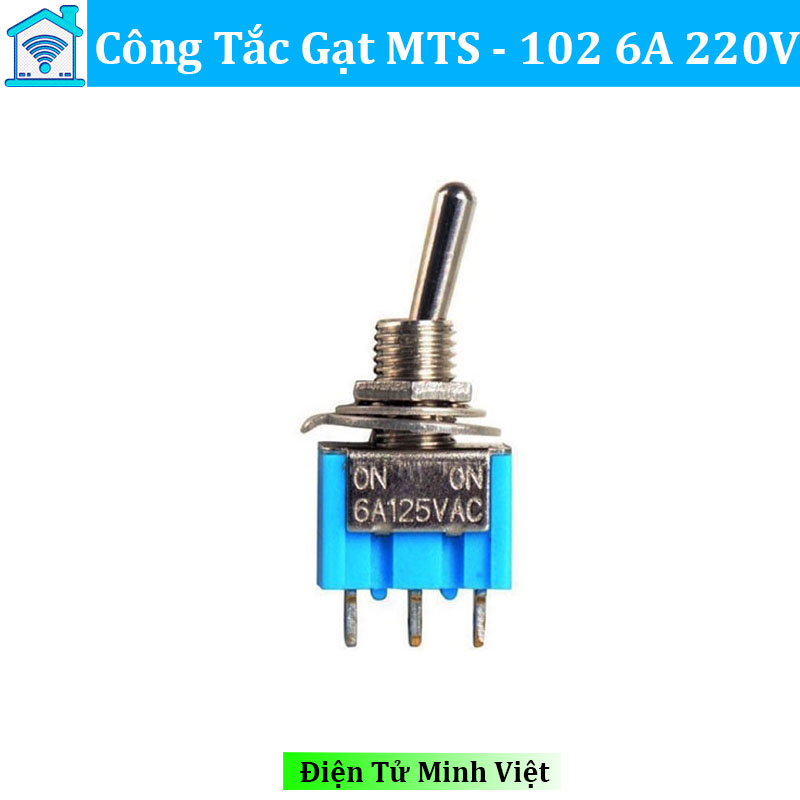 COMBO 2 Công Tắc Gạt MTS-102 6A-220V