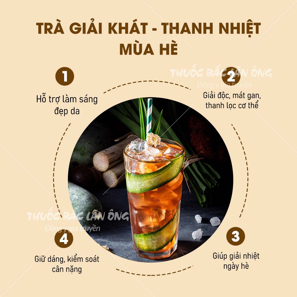 Trà sâm bông cúc, set nấu 3-4 lit đủ vị, trà mát gan,thanh nhiệt, giải khát, tặng kèm hạt chia