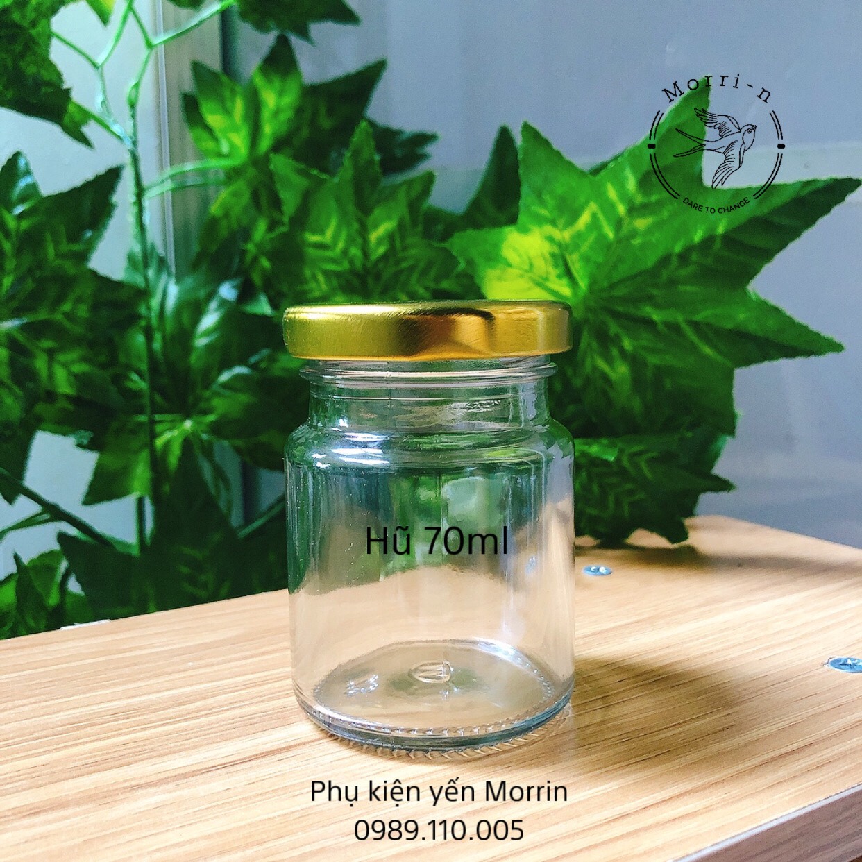 HŨ THUỶ TINH 70ML CHƯNG YẾN