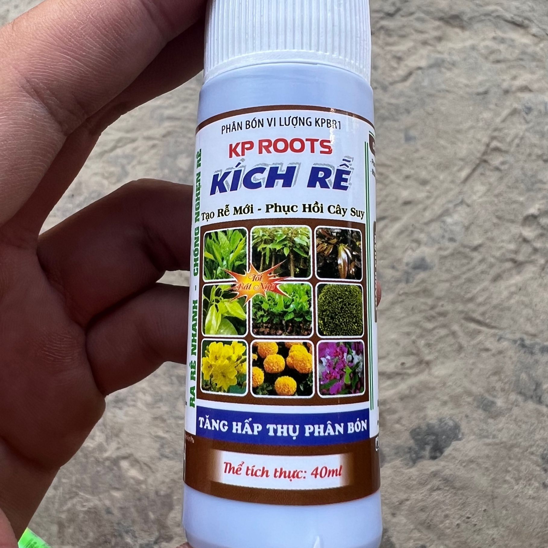 [Phân Bón Kích Rễ 40ml] Kích Rễ Cực Mạnh Phục Hồi Cây Bung Chồi Vọt Đọt
