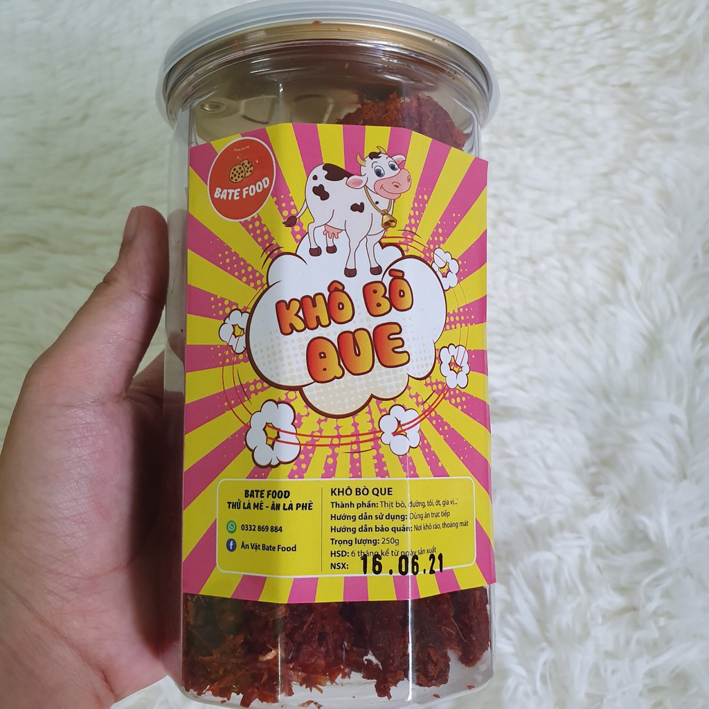 Khô Bò Que 250g Siêu Ngon