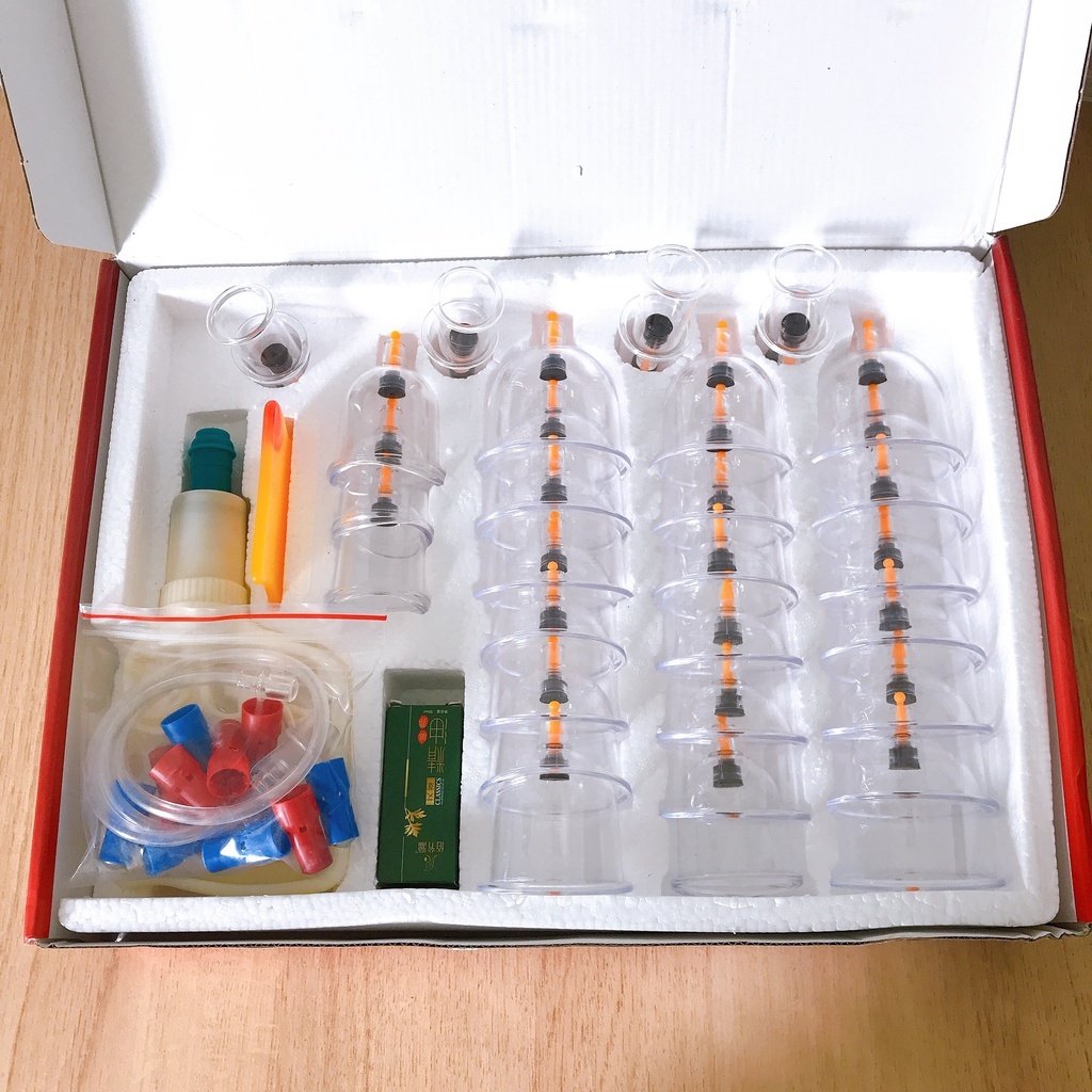 Bộ giác hơi chân không 32 cốc không dùng lửa