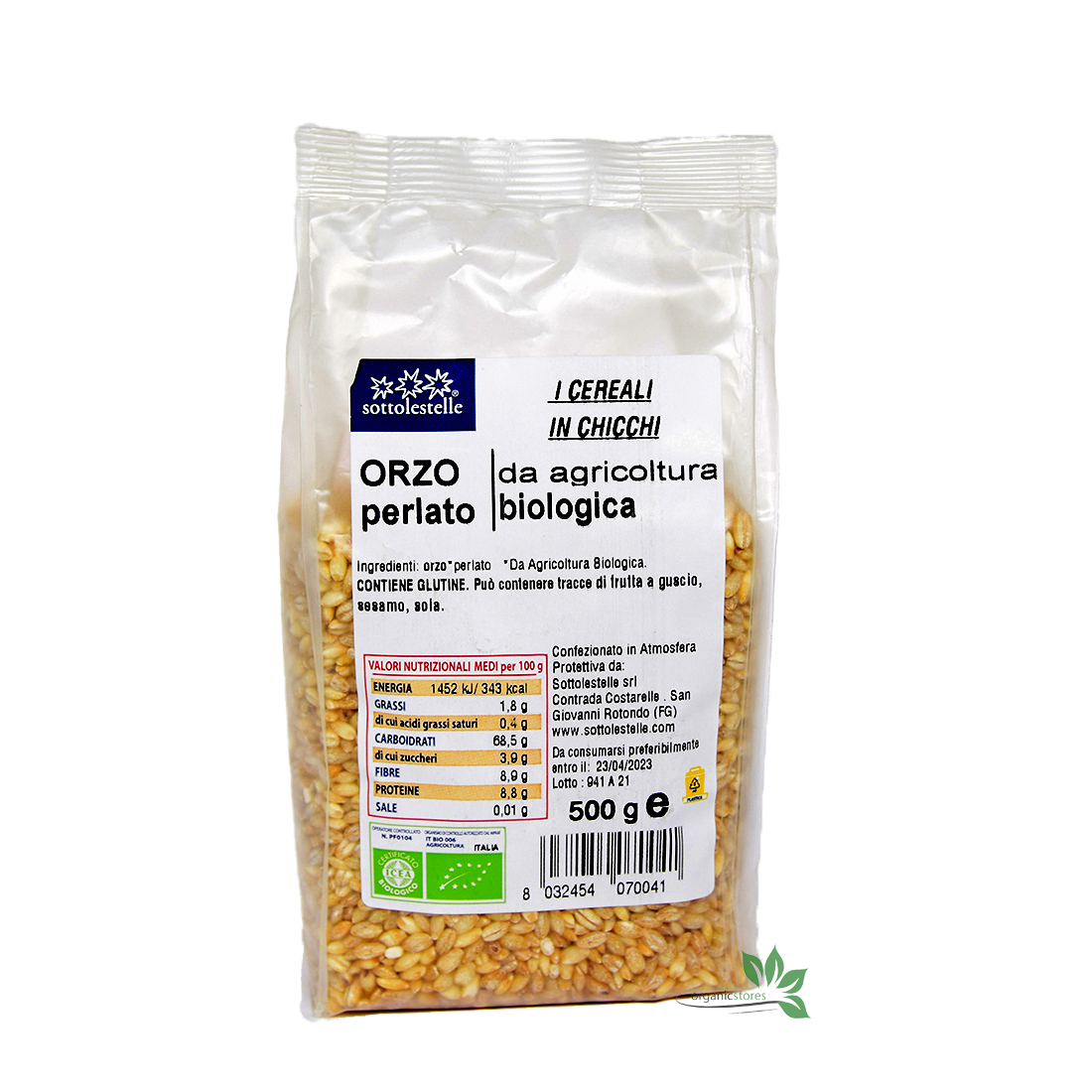 Hạt lúa mạch ngọc trai (hạt ý dĩ) hữu cơ Markal/Sotto 500gr