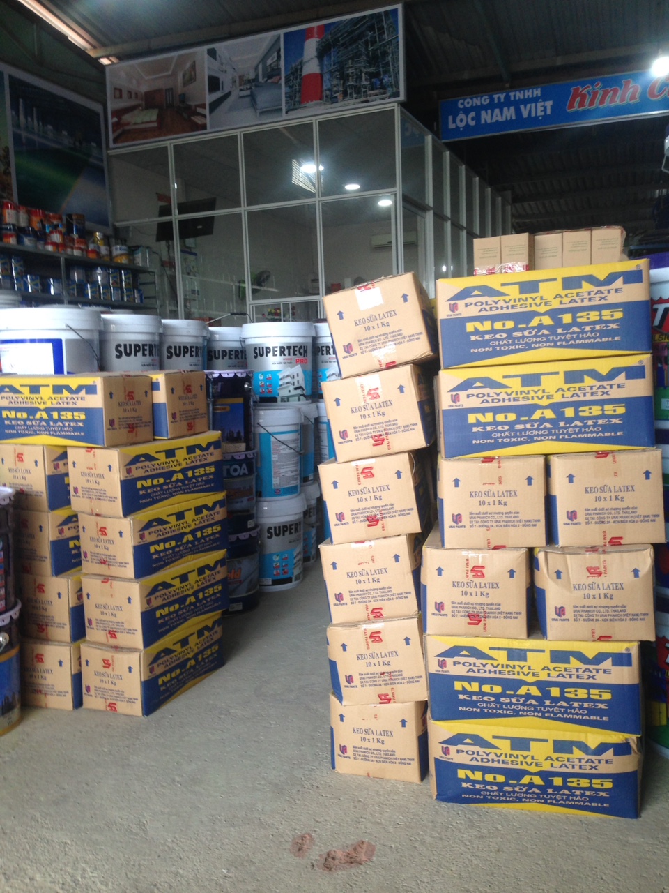 Glue, Latex Milk Glue for Simili Paper, 1kg Bag