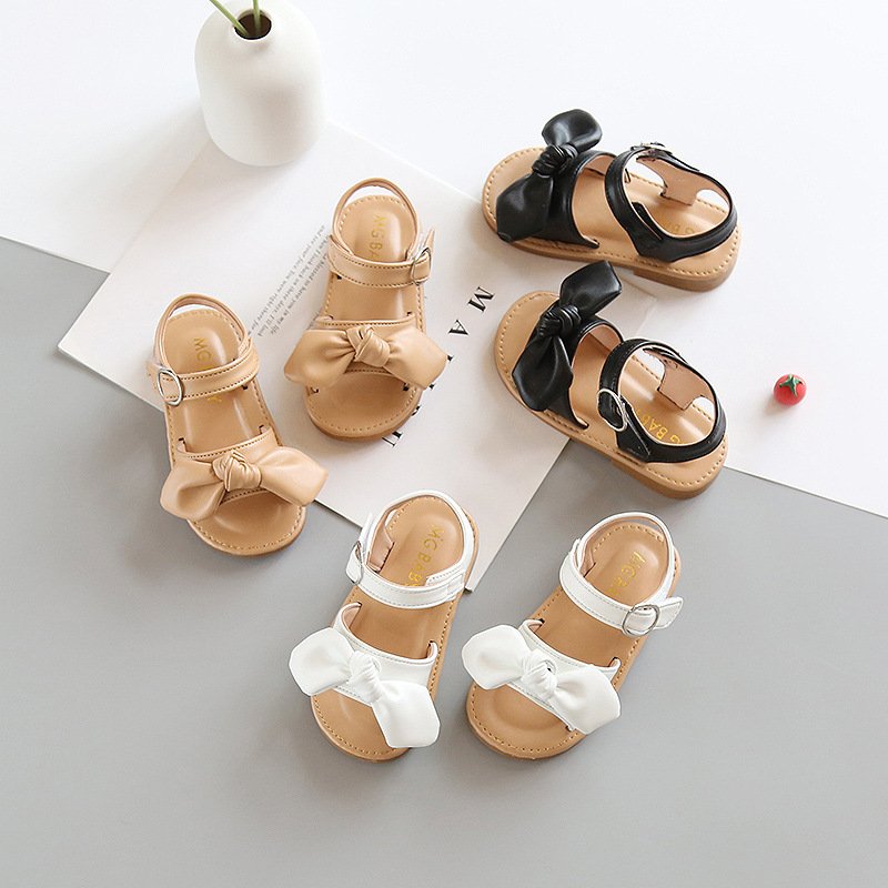 Sandal nơ điệu đà xinh xắn cho bé gái SD001T , Giay bup be cho be, Dep quai hau cho be trai, Giay tap di uala, Giày bún tập đi, Sandal bé gái - Top sản phẩm BabyMall Viet Nam