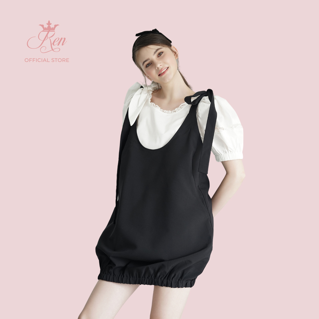 REN BY TEE - Đầm Bí Cột Nơ Vai