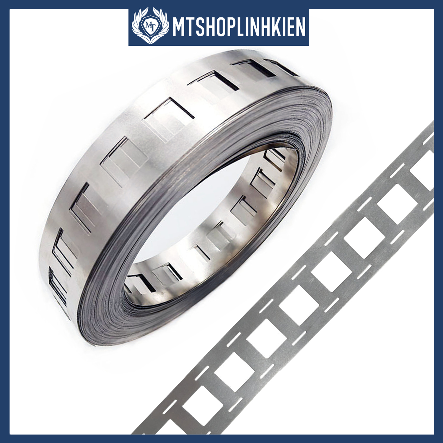 Kẽm đôi hàn cell pin 18650 21700 mạ niken (1 mét)