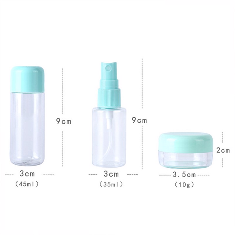 [NHẬP KHẨU][Set 8 Món] Bộ Dụng Cụ Chiết Mỹ Phẩm Lameila Empty Bottle Set LA1077 (Màu Ngẫu Nhiên)