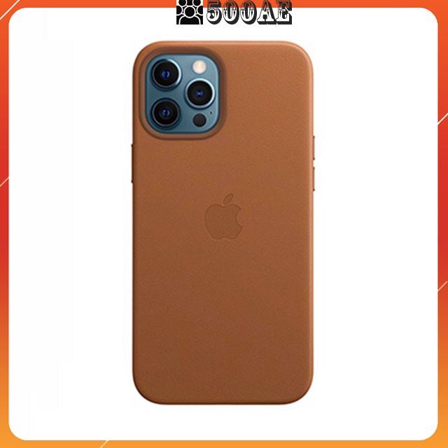 Ốp lưng da Leather Case Magsafe cho IPhone 12 Pro Max / 12 Pro / 12 (Da Bò Thật)