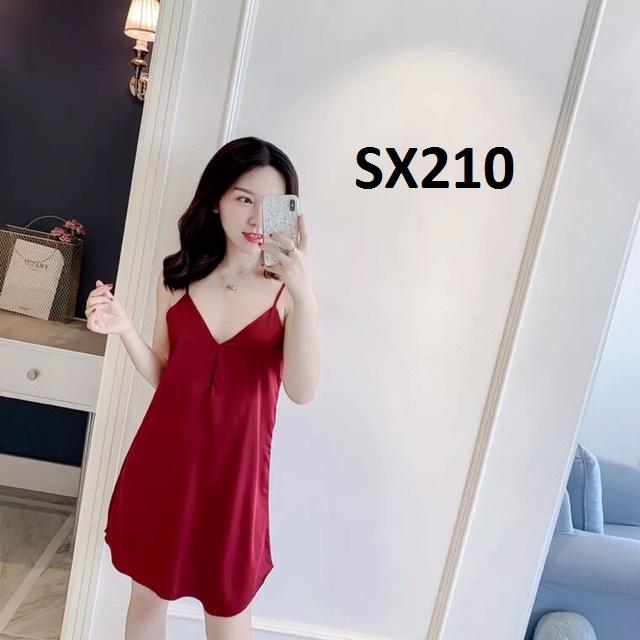 VÁY NGỦ LỤA SATIN QUẢNG CHÂU CAO CẤP SX210