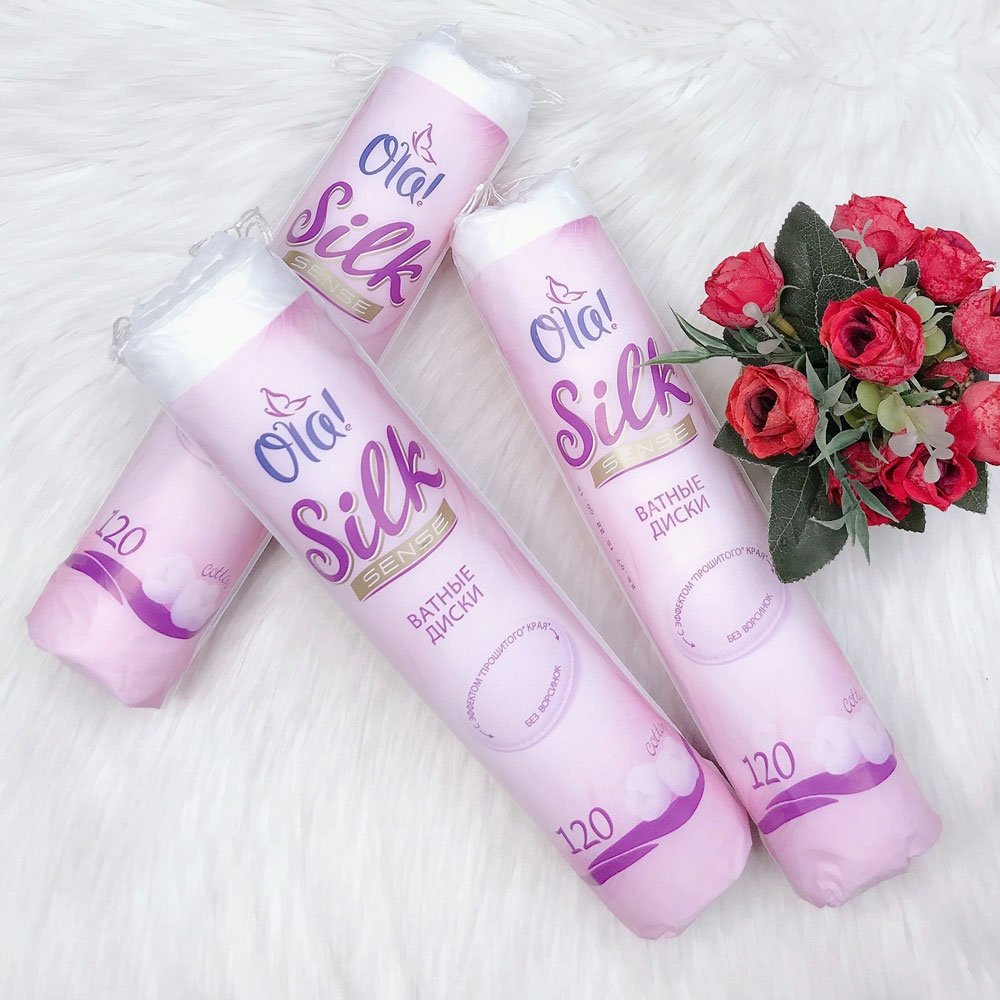 Bông tẩy trang OLA Silk 80 miếng