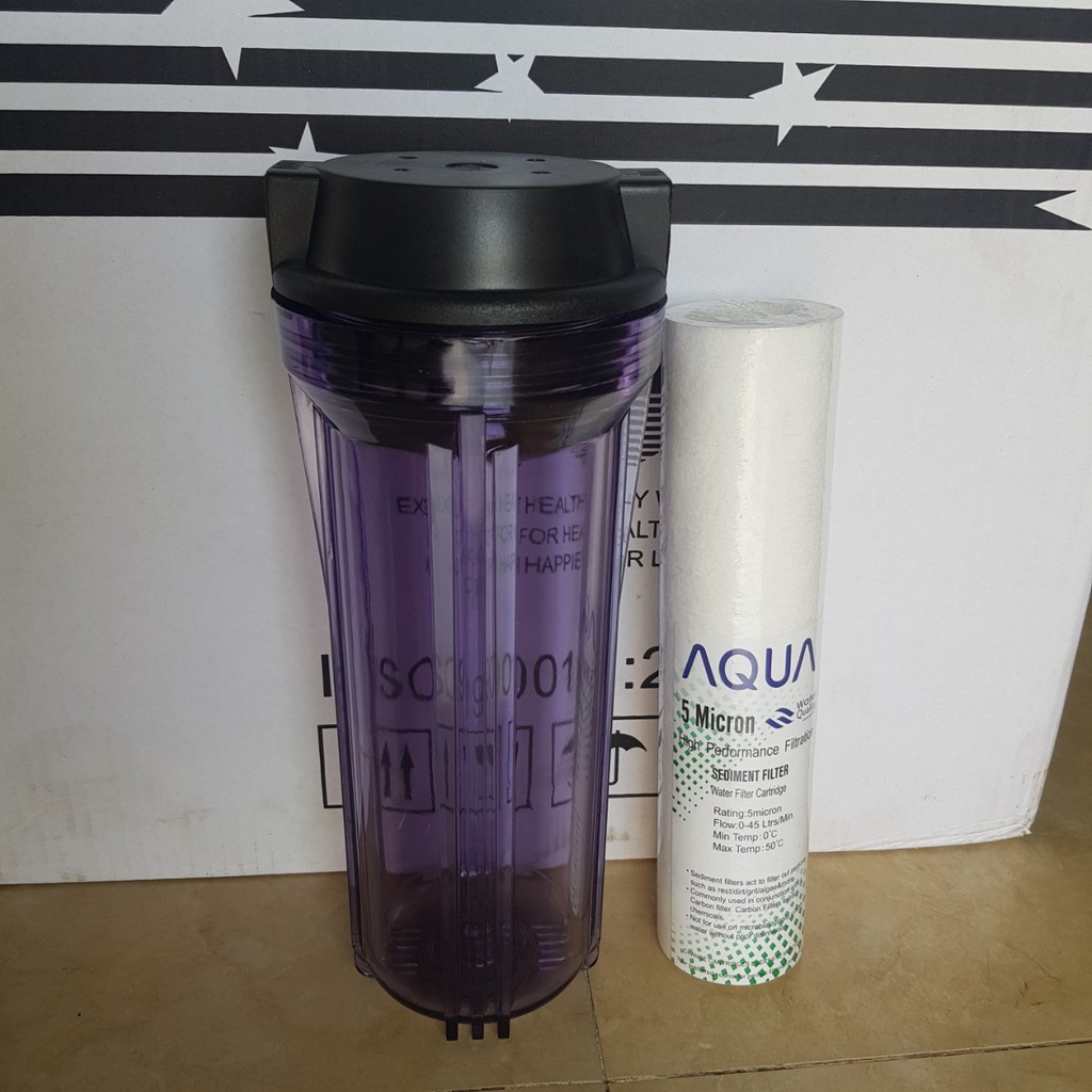Cốc lọc zen trong 10inch kèm lõi thô - zen 21