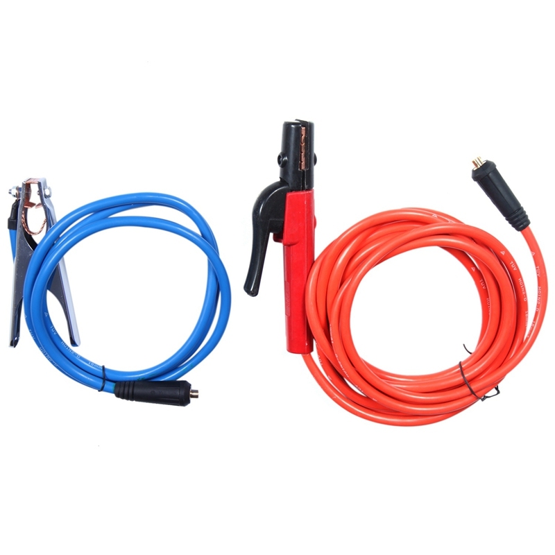 Welding Machine Accessories 200 Amp Electrode Holder 5M Cable+200 Amp Earth Clamp 2M Cable,Both with Dkj10-25 Connector