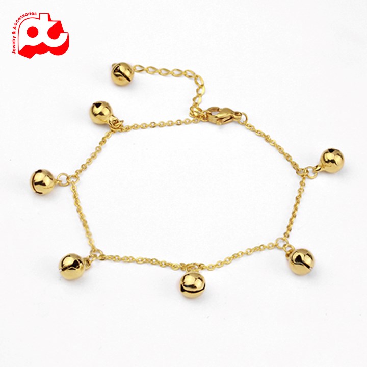 Lắc tay nữ titan Chuôn 1 Tầng thép không gỉ cao cấp LTNUT03