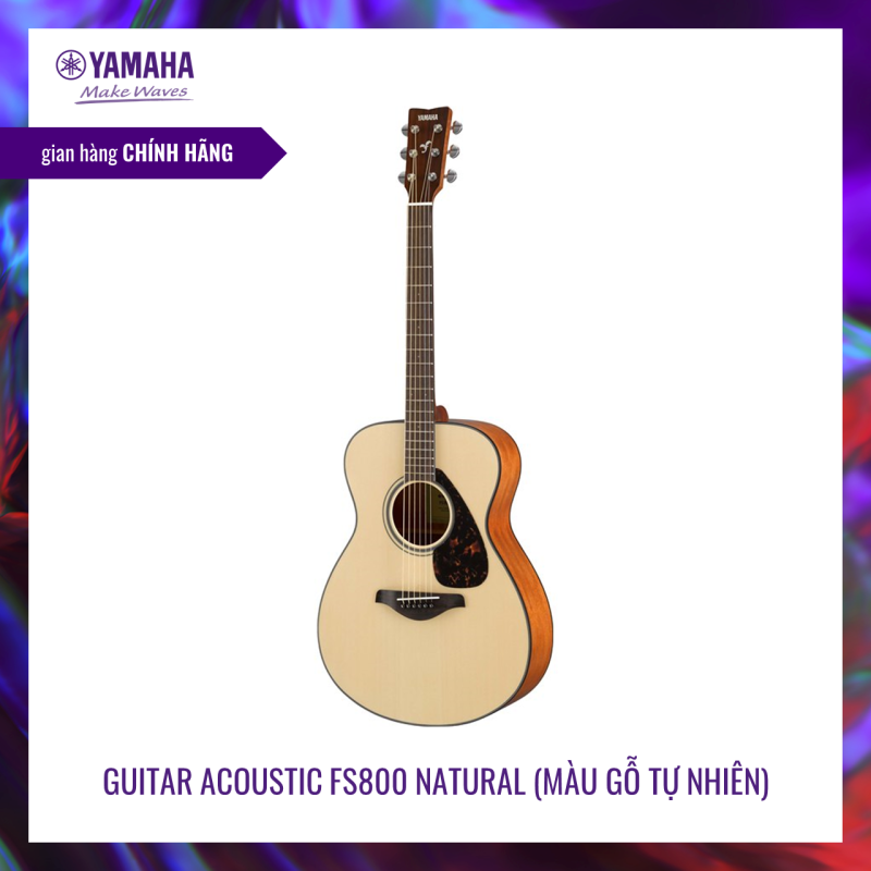 [Trả góp 0%] Đàn acoustic guitar Yamaha FS800 - Solid Spruce Top mặt phím Rosewood Finish sơn bóng - Bảo hành chính hãng 12 tháng