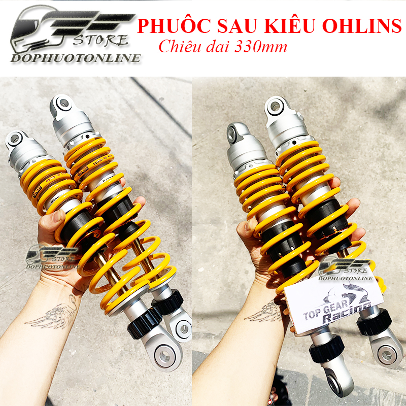 Phuộc Kiểu Ohlins Cho Wave Dream 330mm 