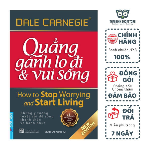 Sách - Quẳng Gánh Lo Đi Và Vui Sống (Tái Bản 2021) - Dale Carnegie - Thái Bình Bookstore