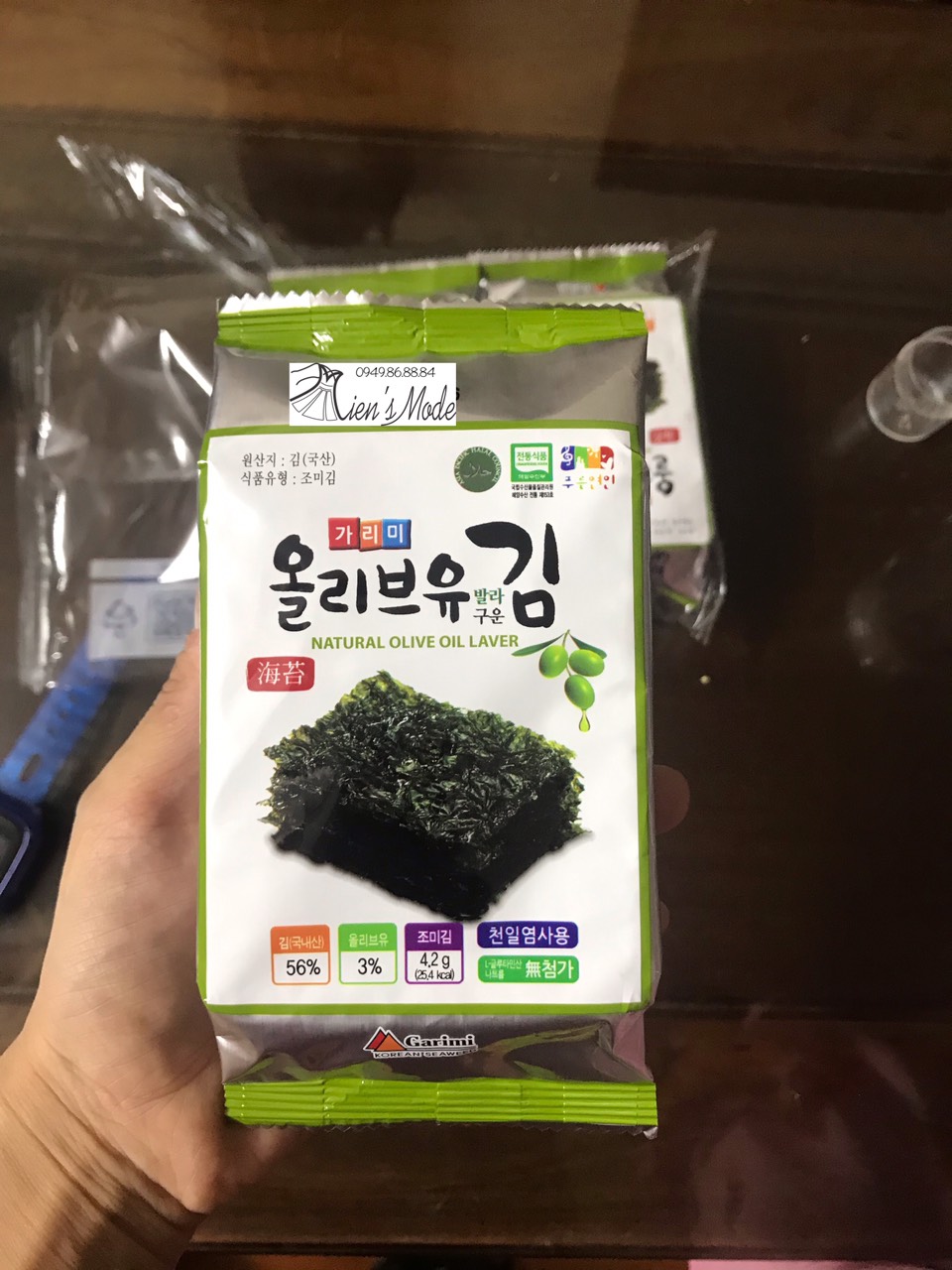 Rong biển Hàn quốc tẩm vị ăn liền