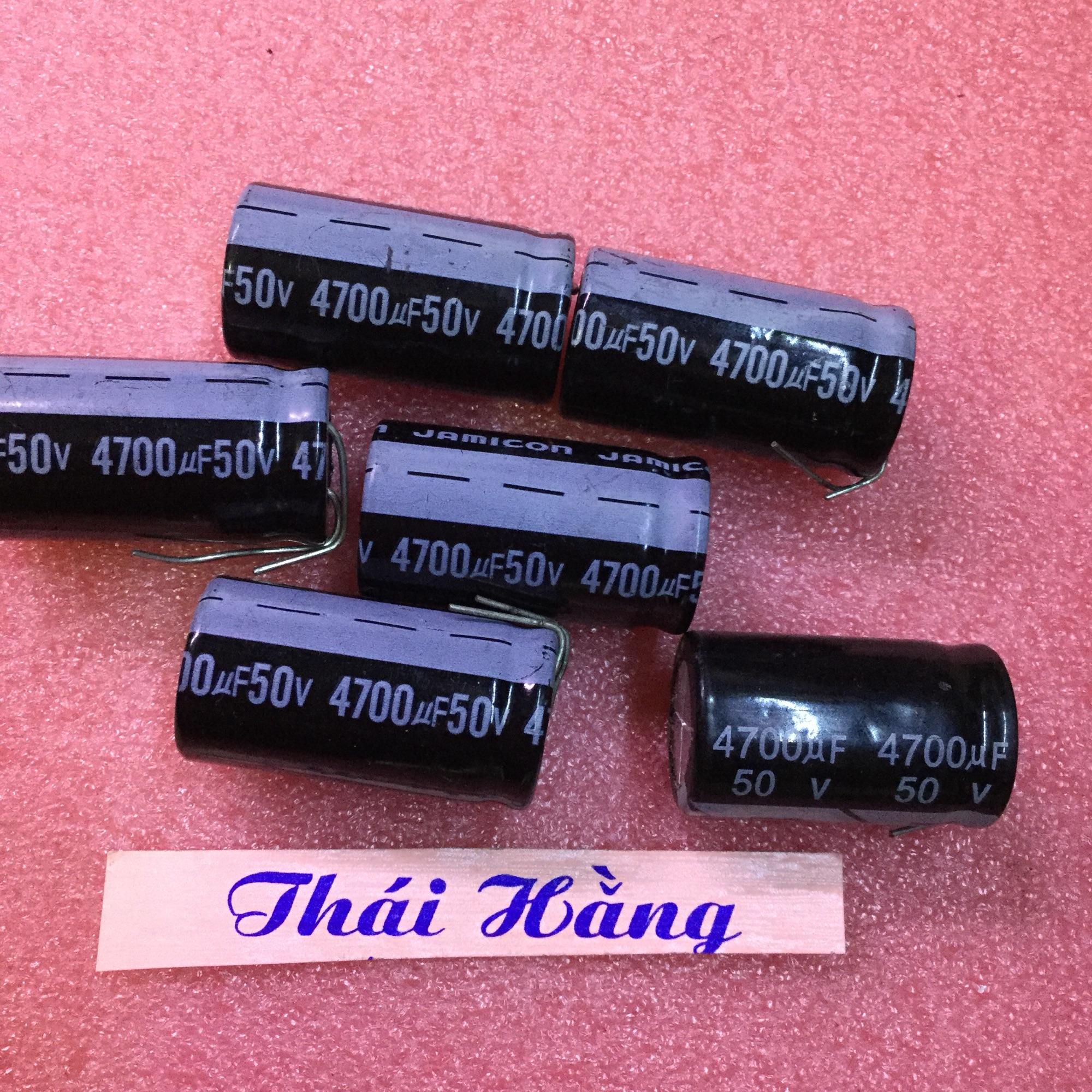 Tụ lọc nguồn 4700M/50 v ( giá 10 chiếc )
