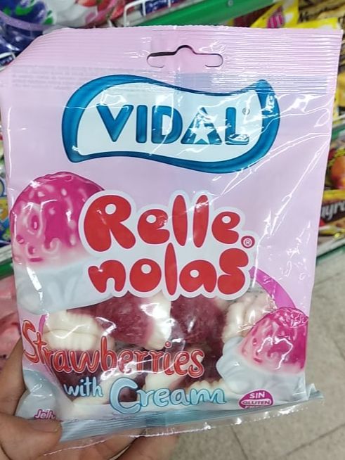 Kẹo dẻo hương kem dâu Vidal 100g