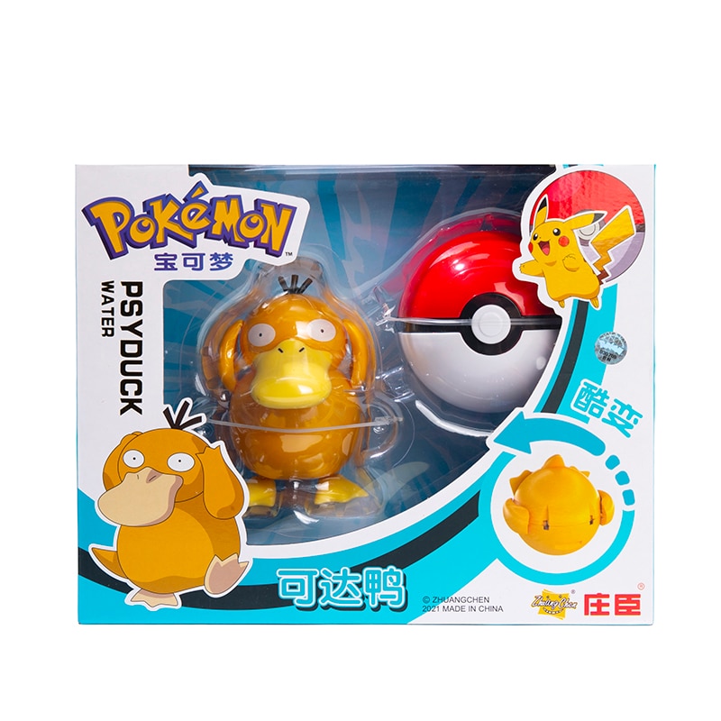 Pokemon Ball Figures Pokeball Genuine Original Box Or Without Box Deformation Toy Pikachu Charizard Pocket Monster Model Gift