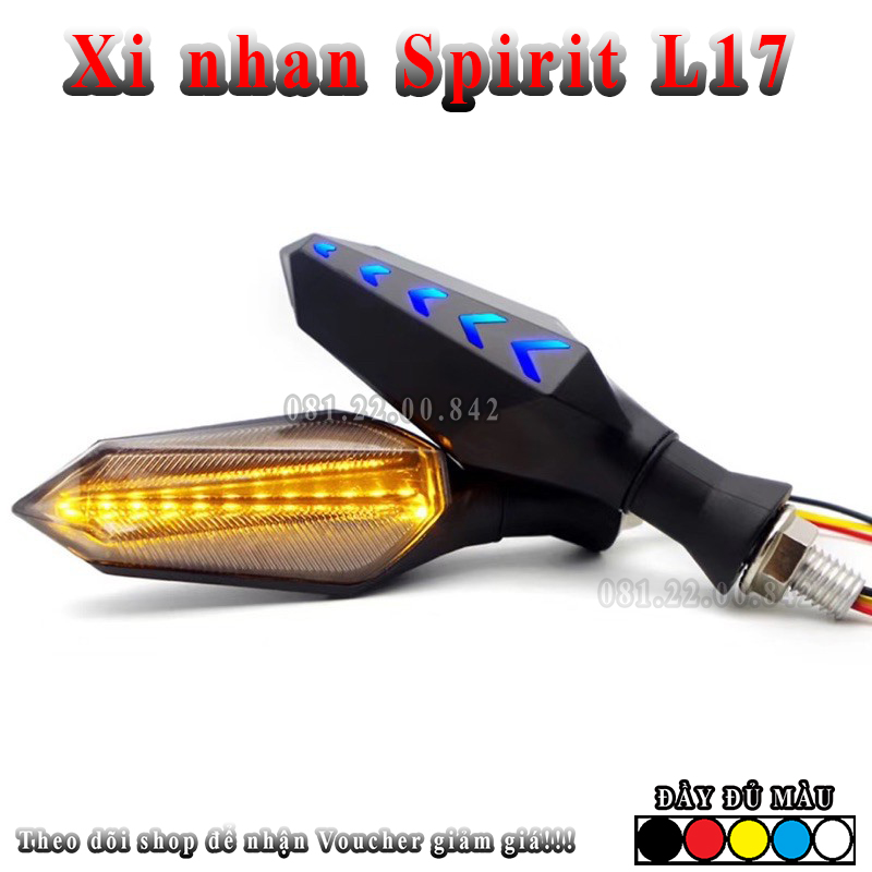 ĐÈN XI NHAN XE MÁY BÓNG LED L17 CHẠY HIỆU ỨNG AUDI SIÊU ĐẸP