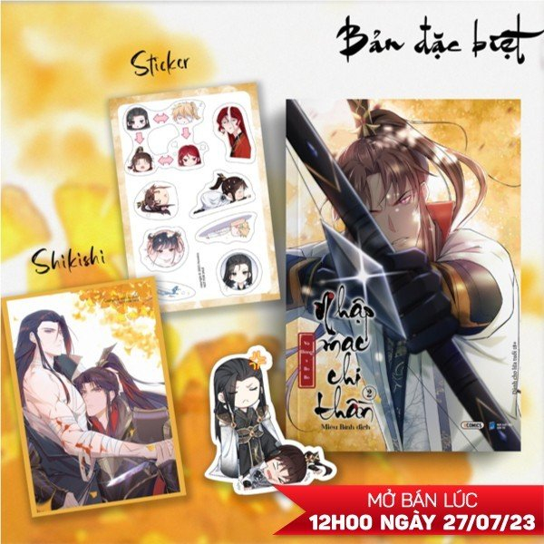 Nhập mạc chi thần - tập 2 - bản đặc biệt - tặng kèm bookmark bo viền + sticker + shikishi phủ nhũ