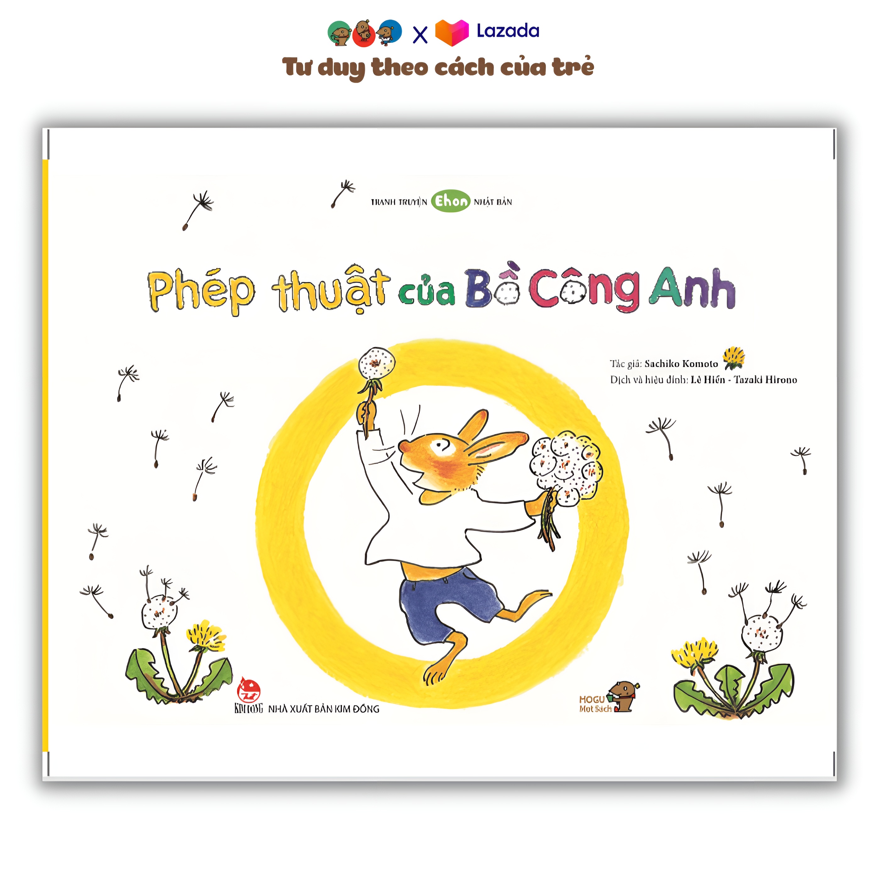 Sách Ehon Nhật Bản - Phát triển tư duy cho bé từ 3 tuổi - Phép thuật bồ công anh
