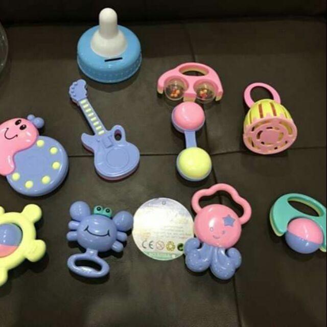 BỘ ĐỒ CHƠI BÌNH TI XÚC XẮC LỤC LẠC 9 MÓN CHO BÉ