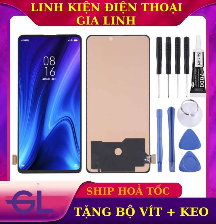 Màn hình xiaomi mi 9t /redmi k20 /redmi k20 pro tặng keo + bộ vít 9 món