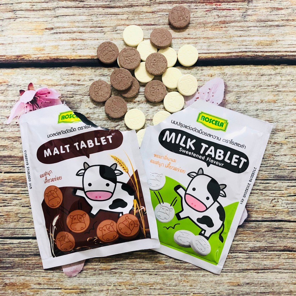 Kẹo sữa bò Milk Tablet Thái Lan 20G