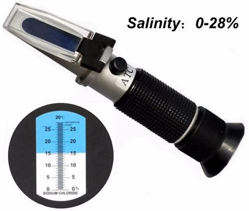 Khúc xạ kế đo độ mặn của muối  THB RHS-28 (Đen phối bạc)