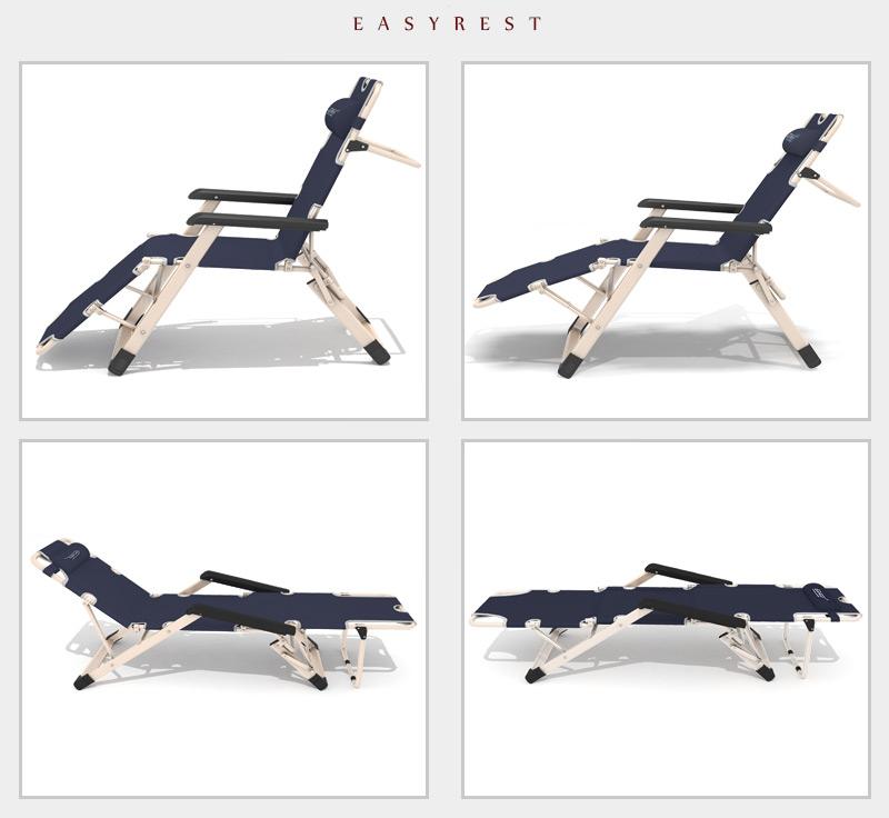 ghế xếp thư giãn + Đệm 3D cao cấp