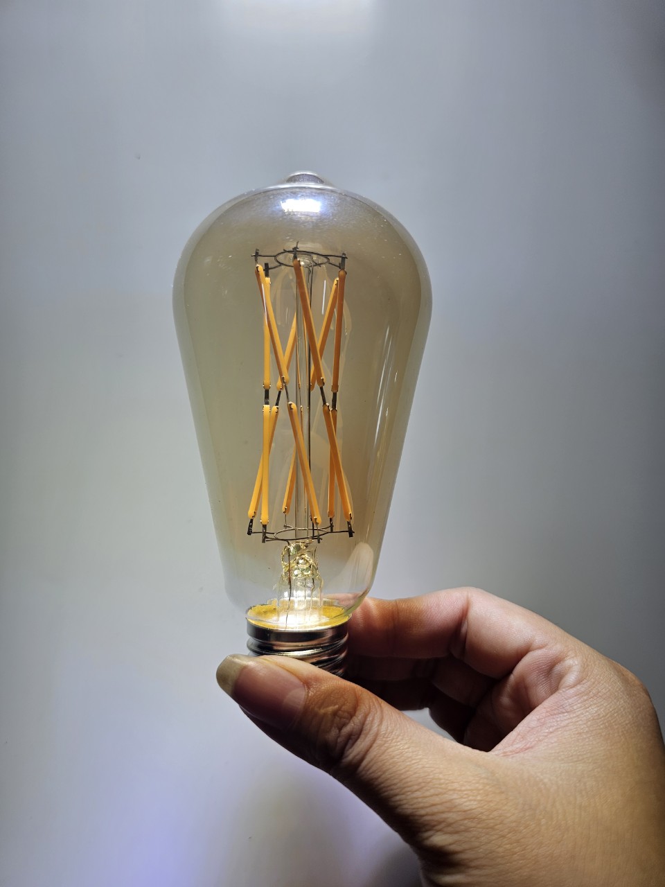Bóng led edison ST64 - bóng đu đủ 4w - 12w