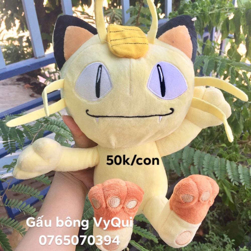 [HCM]Gấu bông pokemon mèo Meowth
