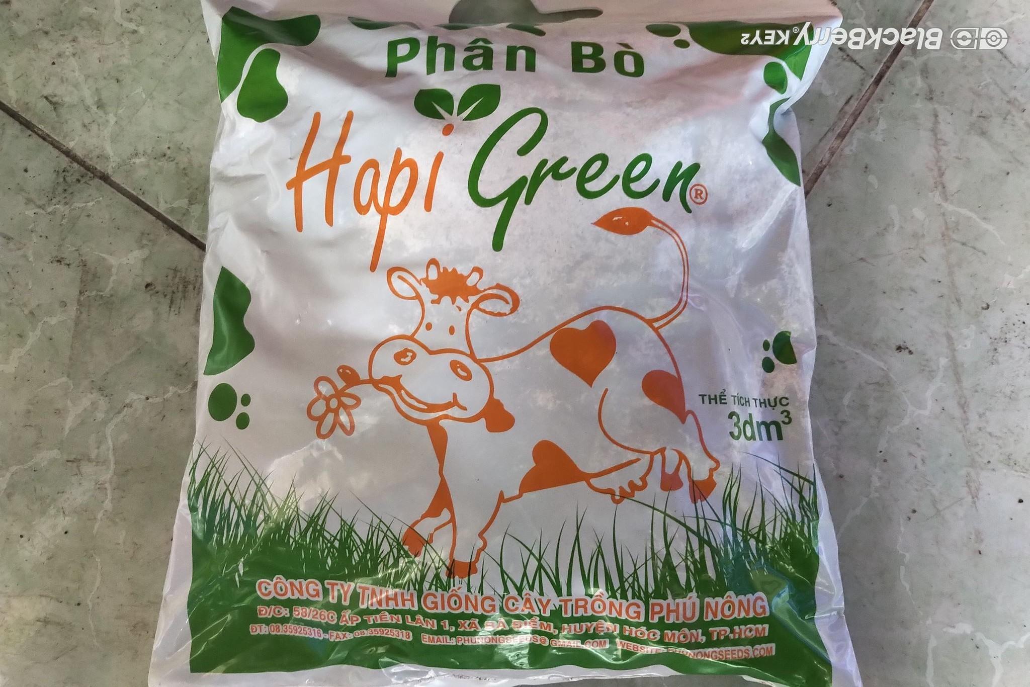 Phân bò khô Hapi Green Phú Nông 3dm3