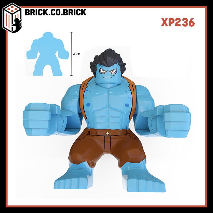 One Piece Đồ Chơi Lắp Ráp Minifigure Mô Hình Anime Đảo Hải Tặc Luffy Bigfig XP235 XP236