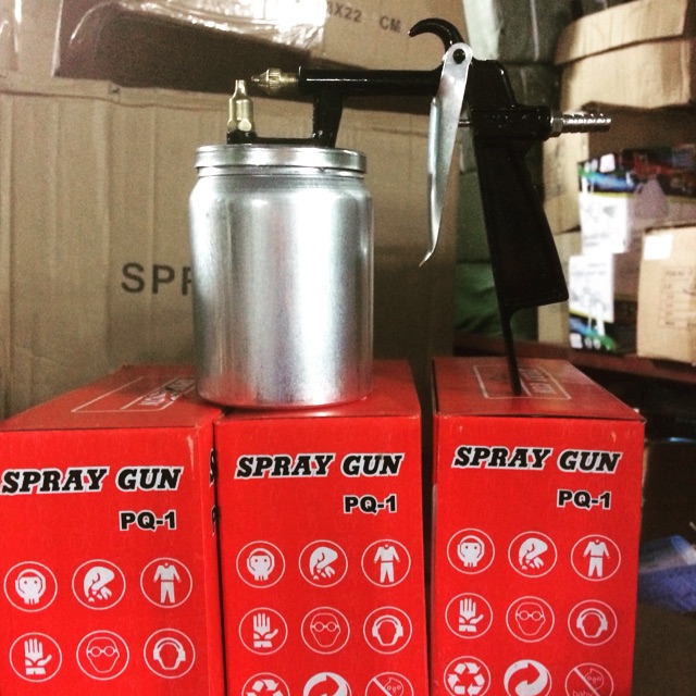 Bình súng phun sơn giá rẻ, béc phun sơn pq10 500ml - bình phun sơn pq10
