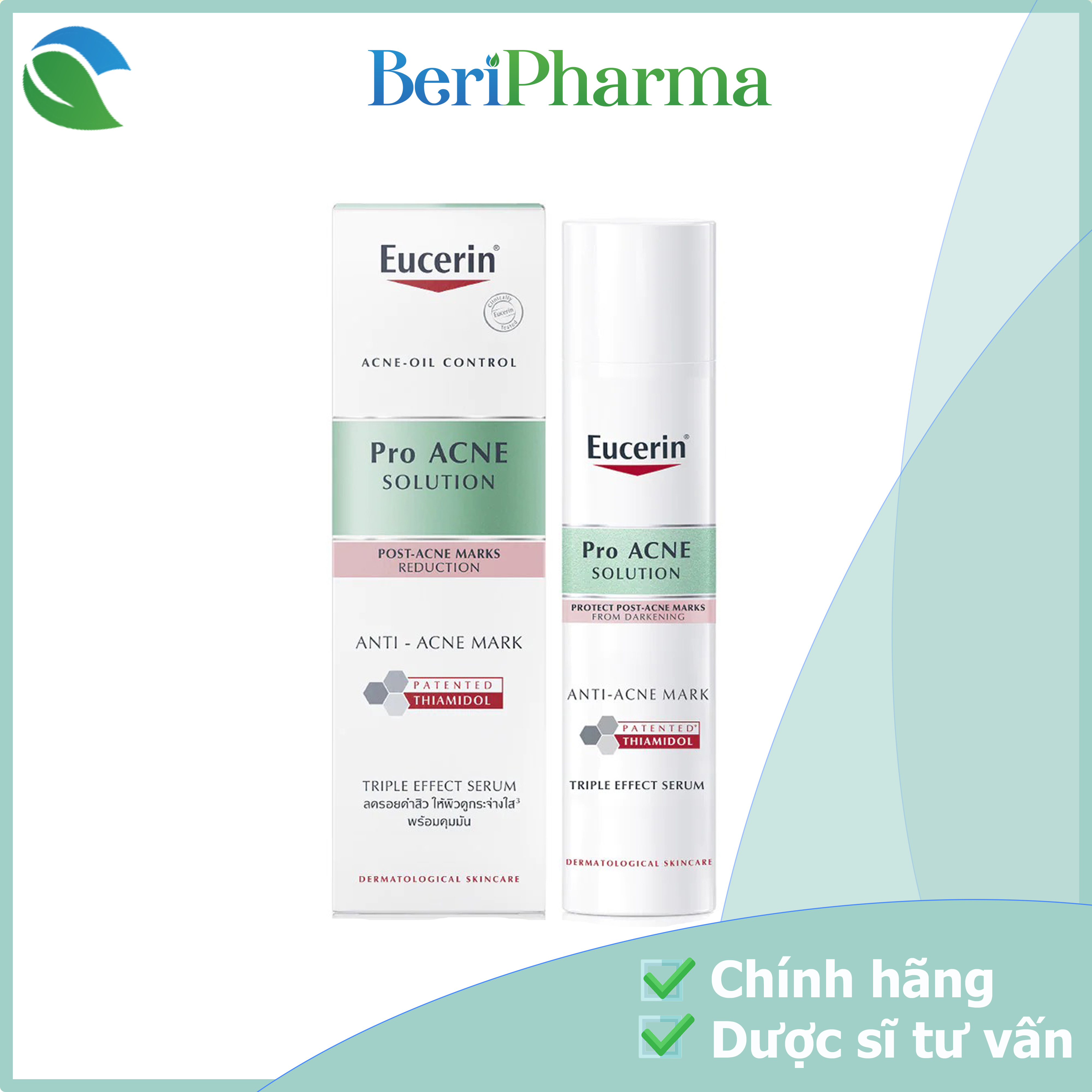 Eucerin Tinh chất giúp giảm thâm mụn Acne-Oil Control Pro Acne Solution Anti-Acne Mark 40ml