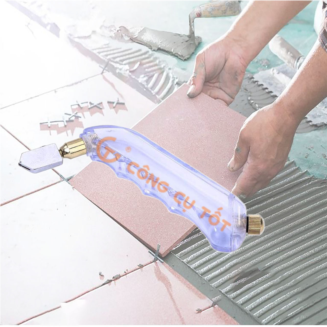 Dao cắt kính cán cong trợ lực Nhật Bản